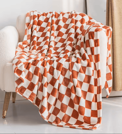 COZYCHECK – Flannel Fleece Blanket | Soft, Warm & Usable Year-Round