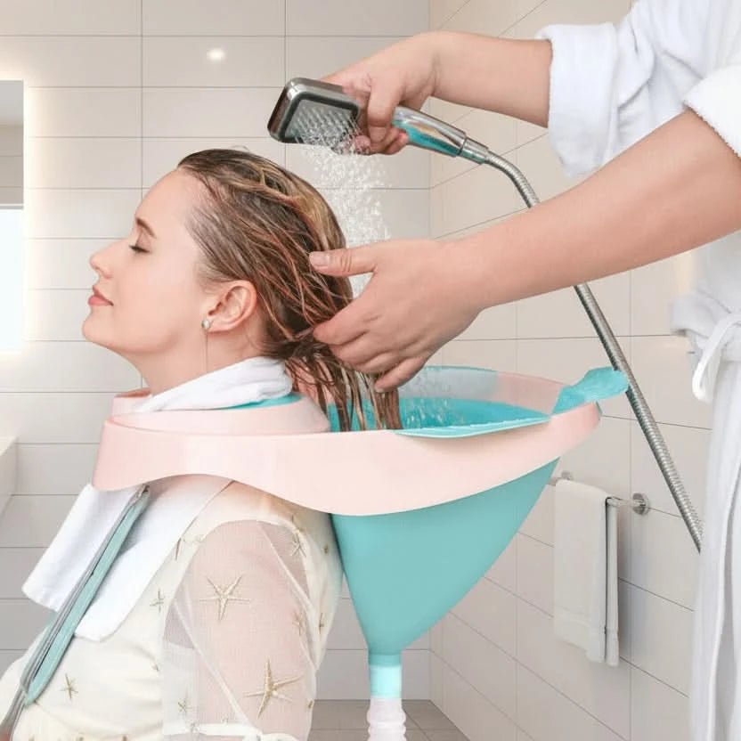 HAIRFLOW – Faltbares Haarwaschbecken für einfache & komfortable Anwendung