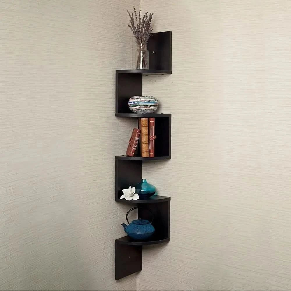 FLOATIERA – Corner Wall Shelf | Space-Saving Storage with Modern Design