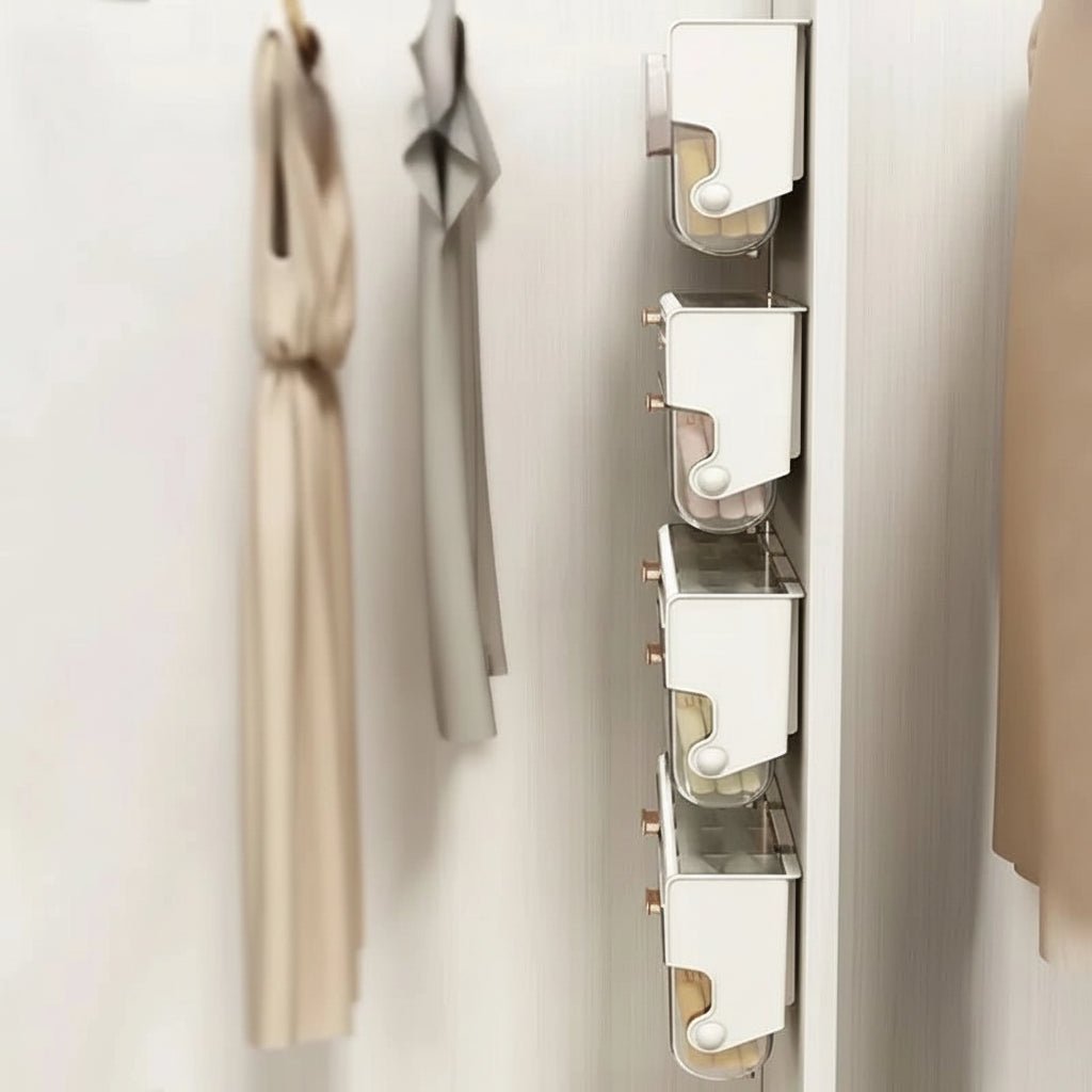 ORGASTORE – Wall-Mounted 3-in-1 Storage Box for Jewelry and Household Small Items