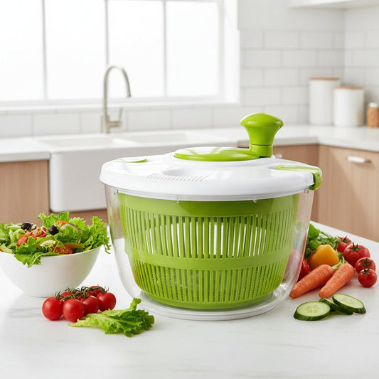 SALADFLOW – Centrifuga multifunzionale per insalata per lavare e asciugare