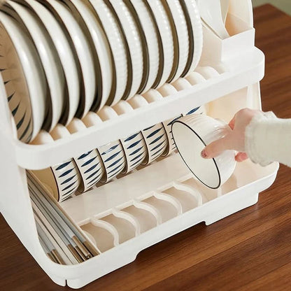 DISHSTACK – Scolapiatti in plastica per lavello e organizzazione stoviglie