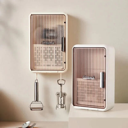 ORGANIX – Soporte multifuncional para cubiertos para montaje en pared