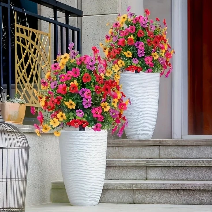 FLORASILK – Hoogwaardige kunstzijde bloemen met madeliefjes & eucalyptus