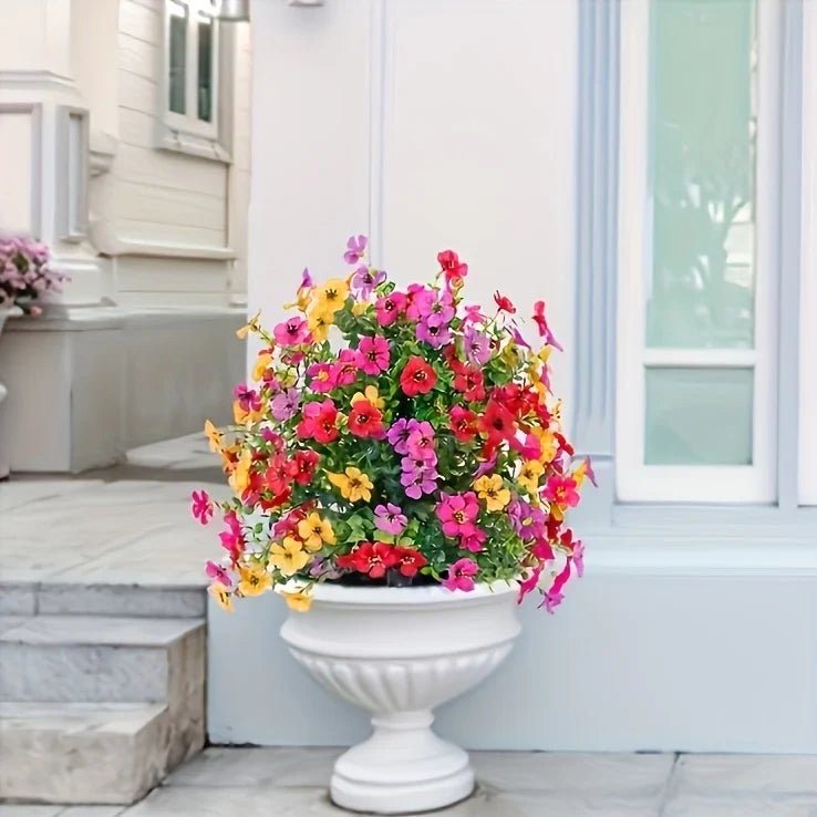 FLORASILK – Hoogwaardige kunstzijde bloemen met madeliefjes & eucalyptus