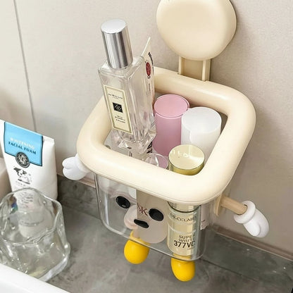 CLEANHOLD – Organizador de varillas con ventosa para baño y área de lavado