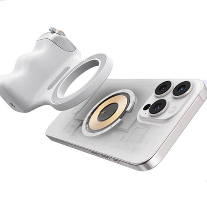 SNAPGRIP – Magnetic Selfie Grip with Light & Stabilization