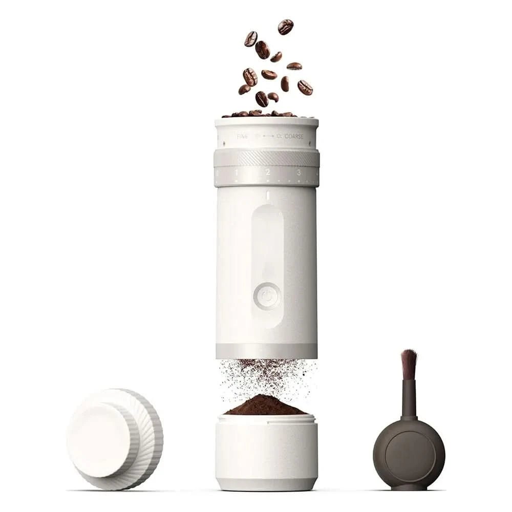 COFFFLOW – Draadloze koffiemolen voor verse koffieplezier met één druk op de knop
