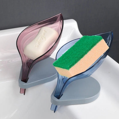 LEAFDRAIN – Portasapone da bagno a forma di foglia con scarico