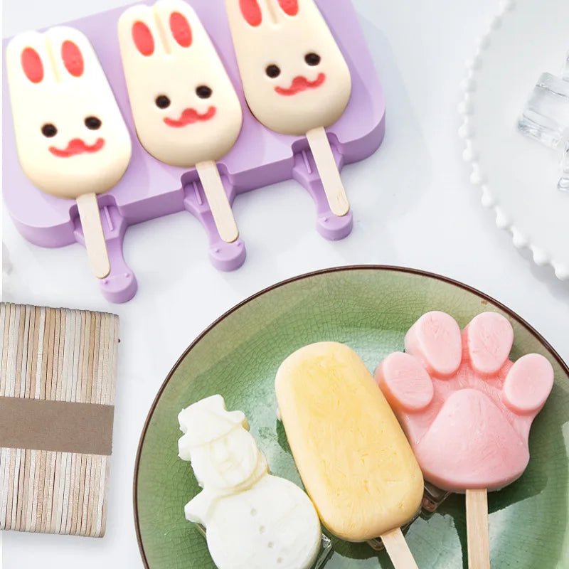 SWEETFREEZE – Stampi in silicone per ghiaccioli con design giocoso