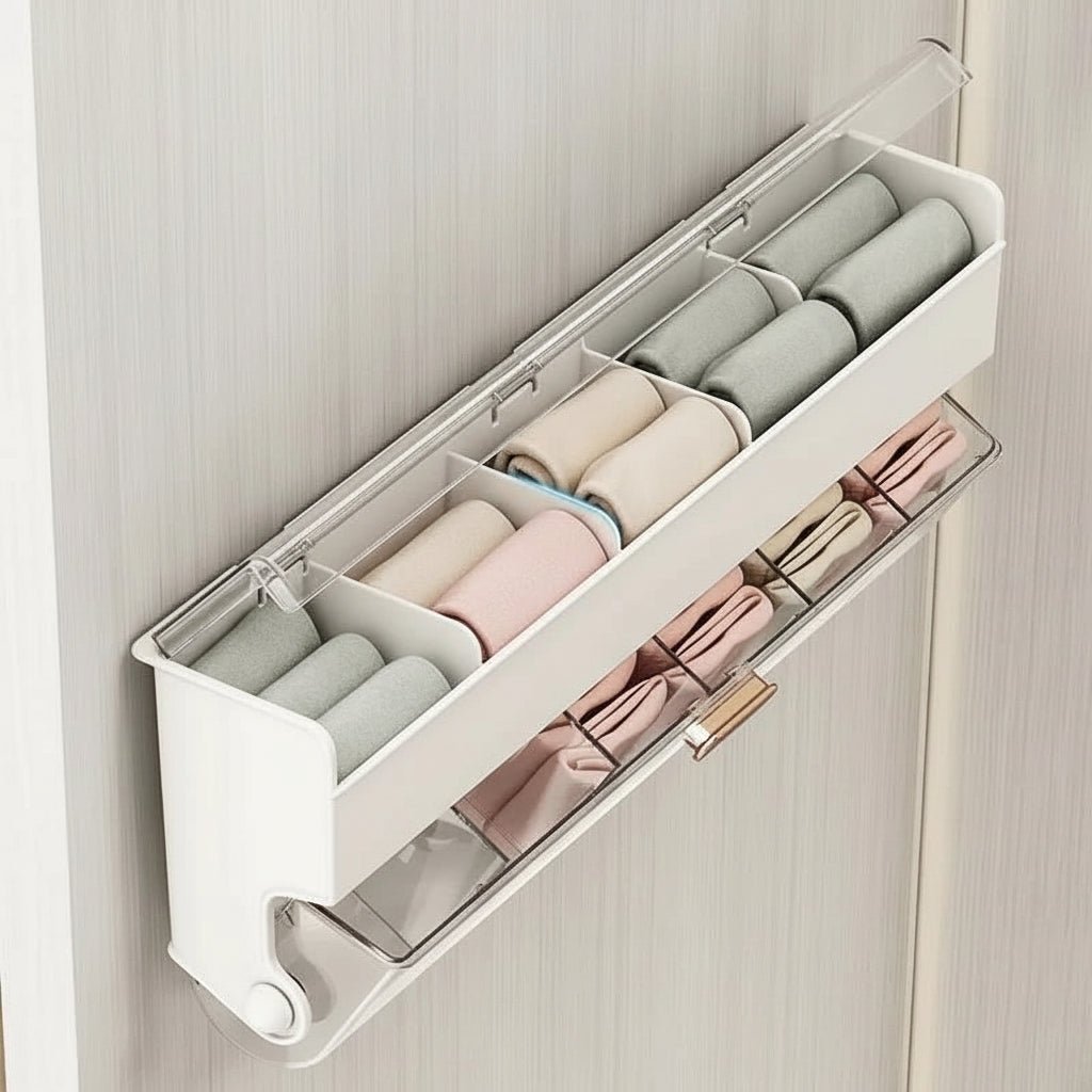 ORGASTORE – Wall-Mounted 3-in-1 Storage Box for Jewelry and Household Small Items