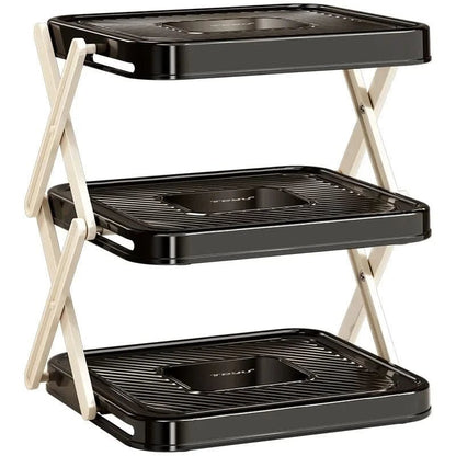 SPICEFOLD – Estantería de cocina plegable de 3 niveles para máxima organización