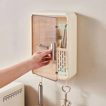 ORGANIX – Soporte multifuncional para cubiertos para montaje en pared