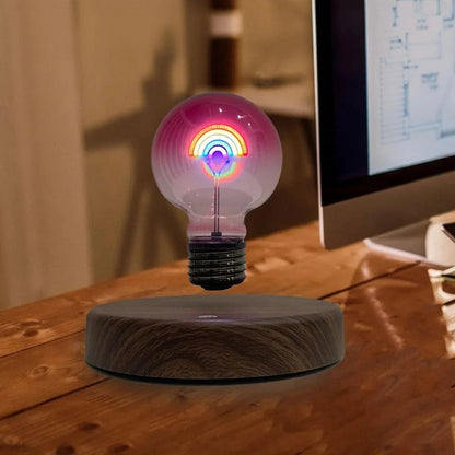 LEVILOVE – Lampada a cuore magnetica sospesa con design arcobaleno