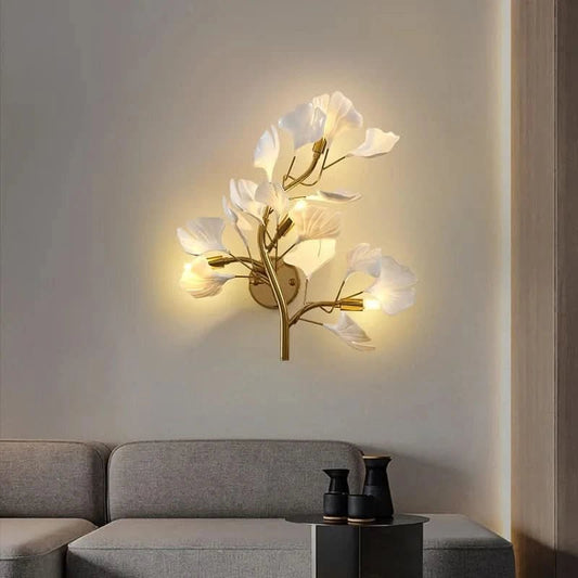 GINKGOLUX – LED Wall Light | Elegant Leaf Design for Stylish Rooms