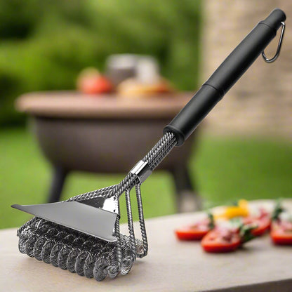 GrillMaster Borstenvrije BBQ-borstel – Veilige roestvrijstalen grillreiniger