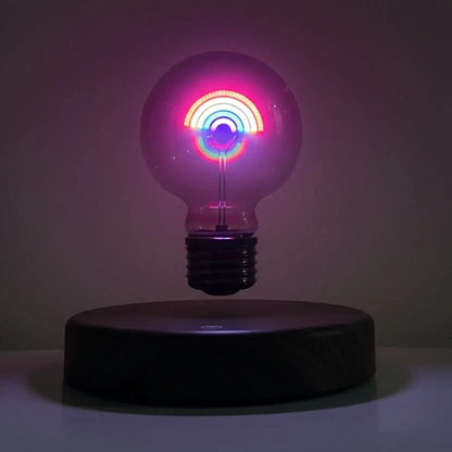 LEVILOVE – Lampada a cuore magnetica sospesa con design arcobaleno