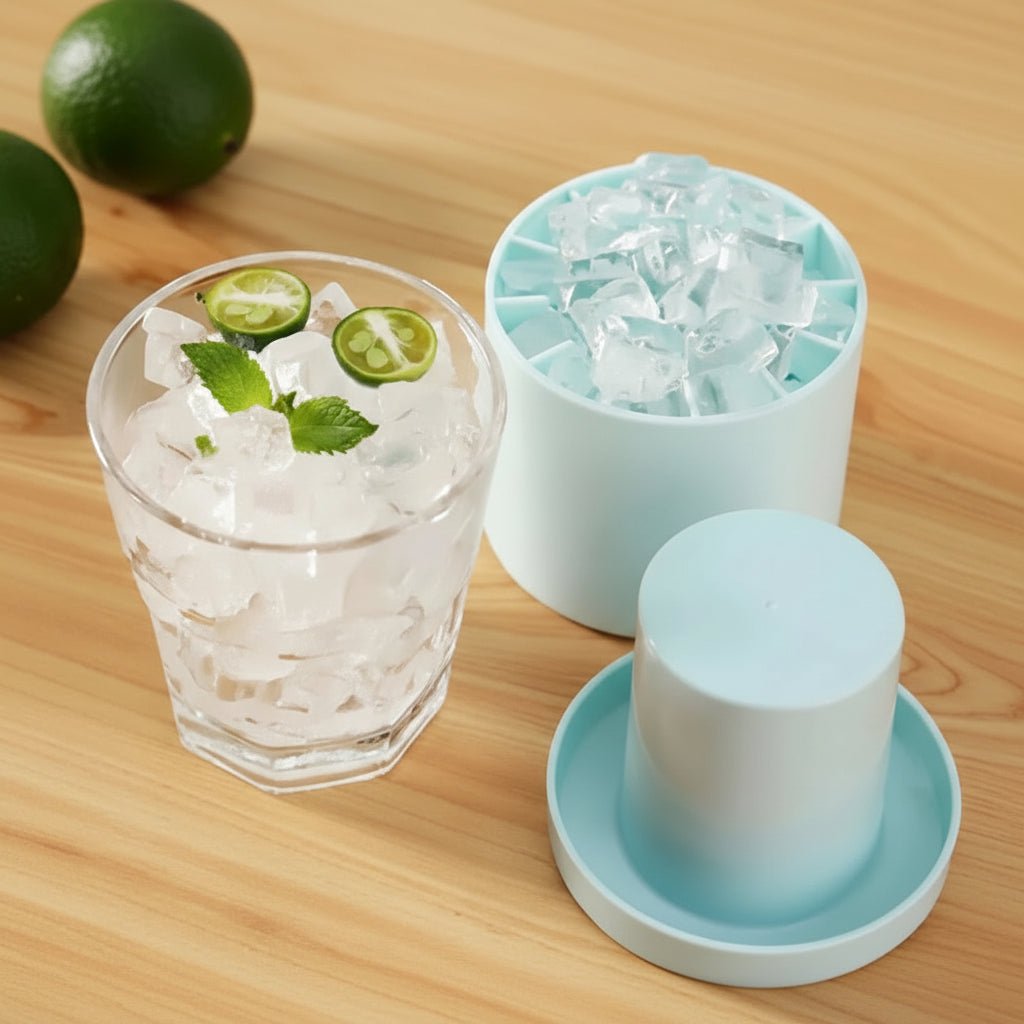 CYLINDICE – Molde cilíndrico de silicona para cubitos de hielo perfectos