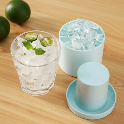 CYLINDICE – Molde cilíndrico de silicona para cubitos de hielo perfectos