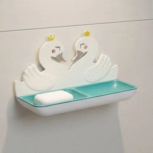 STORIBATH – Organizador doble para baño con sistema de drenaje