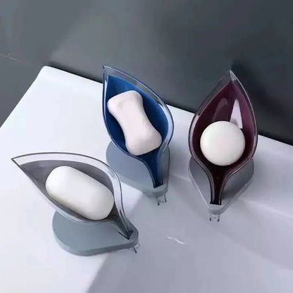 LEAFDRAIN – Portasapone da bagno a forma di foglia con scarico