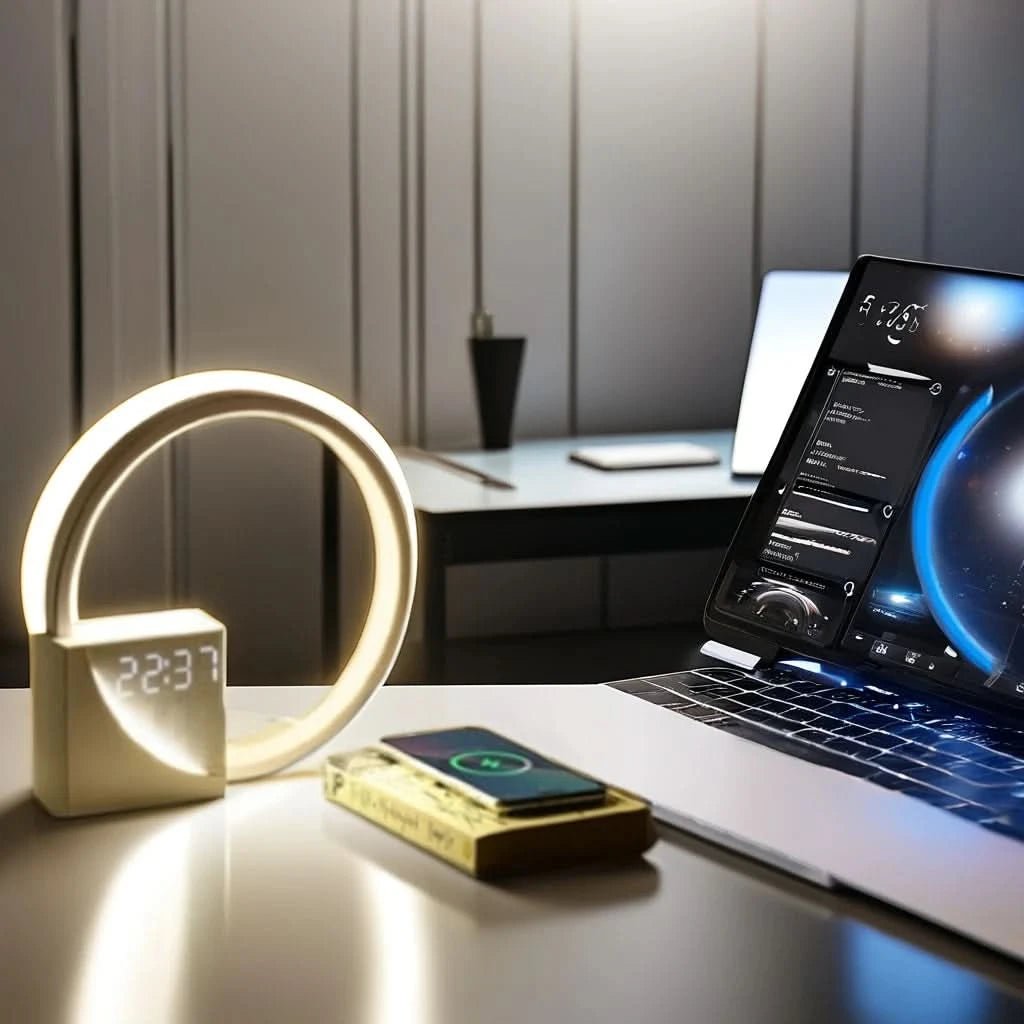 LUXPORTA – LED nachtlampje met USB-aansluiting en elegant design