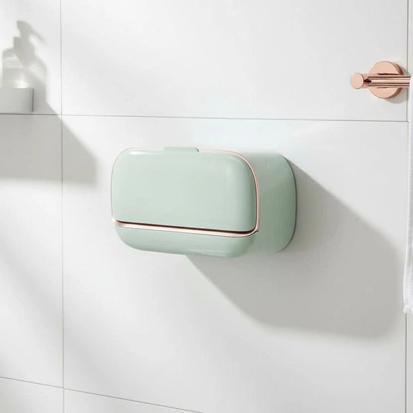 CLEANDRA – Soporte para jabón con desagüe para baño y cocina