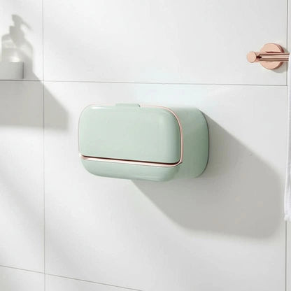 CLEANDRA – Soporte para jabón con desagüe para baño y cocina