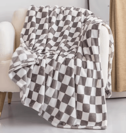 COZYCHECK – Flannel Fleece Blanket | Soft, Warm & Usable Year-Round