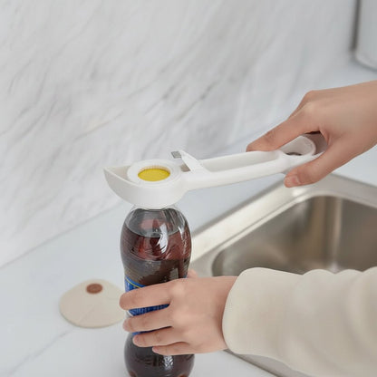 BOTTORA – Ouvre-bouteilles 4-en-1 pour bouteilles de bière et bouchons à vis