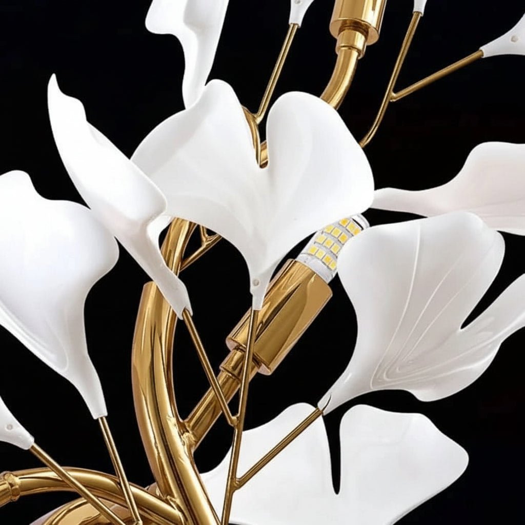 GINKGOLUX – Lámpara de pared LED | Diseño elegante de hoja para espacios con estilo