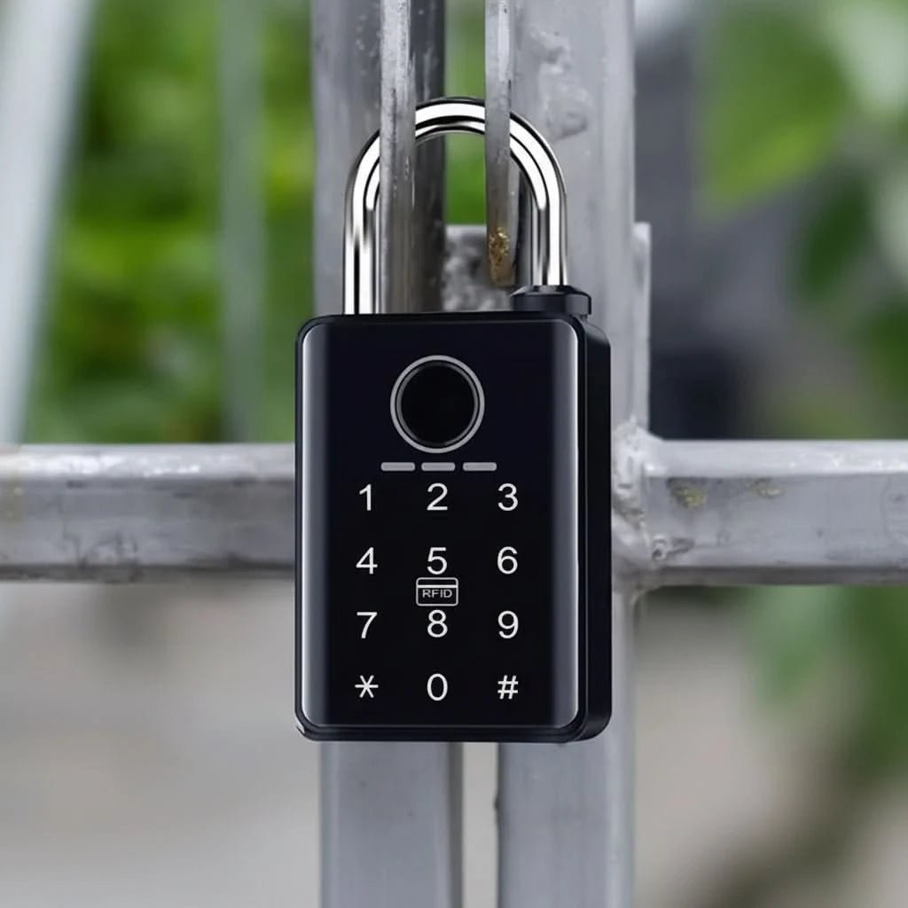 SAFELUX – Outdoor Vorhängeschloss mit Fingerabdrucksensor