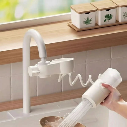 CLEANPUMP – Dispensador de jabón con soporte integrado para esponja para un enjuague limpio