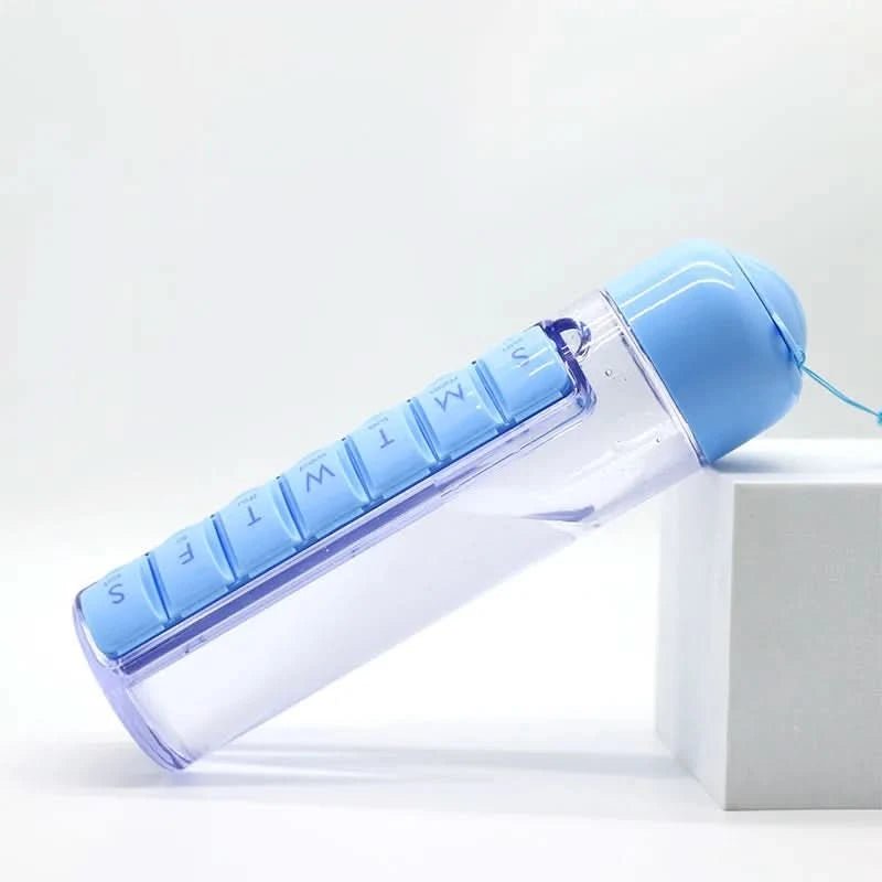 DAILYMED – Caja de pastillas para 7 días con botella de agua