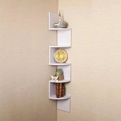FLOATIERA – Corner Wall Shelf | Space-Saving Storage with Modern Design