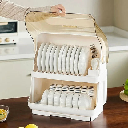 DISHSTACK – Scolapiatti in plastica per lavello e organizzazione stoviglie