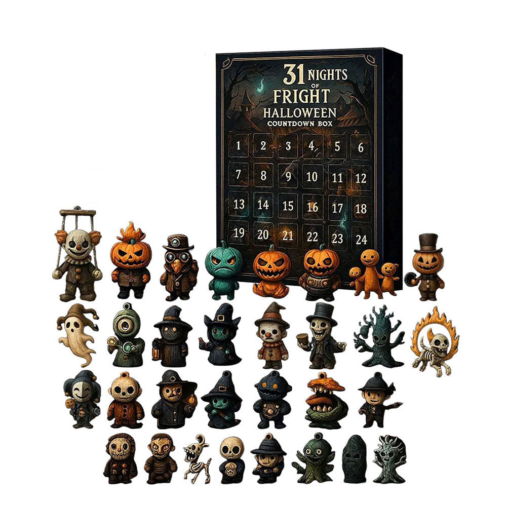 HAUNTBOX 31 – Grusel Adventskalender mit 31 Figuren für Kinder