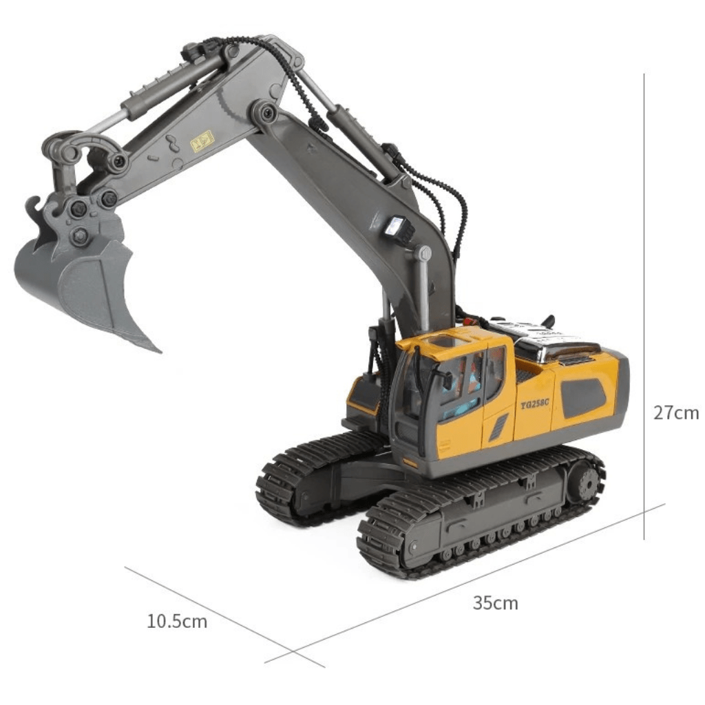 HAULCREW – ferngesteuerter Bulldozer und Bagger für Kinder 8