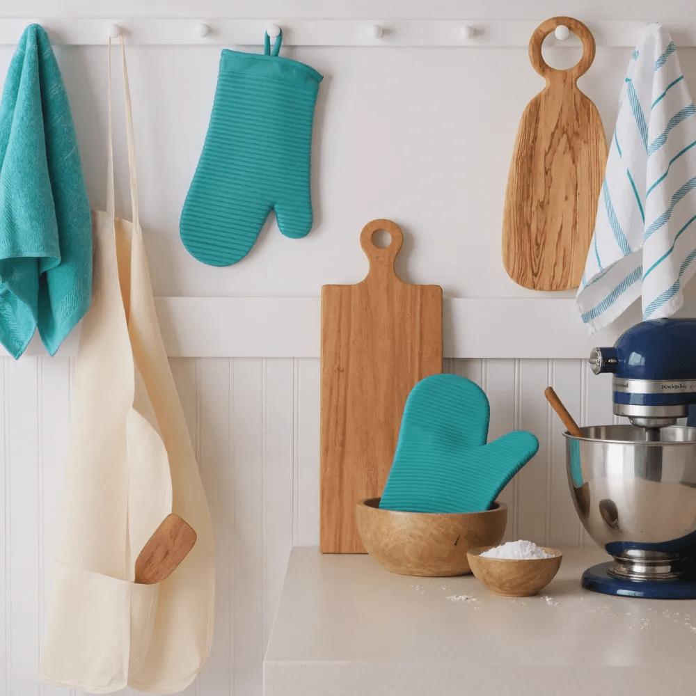 HEATGRIP – Gerippter, weicher Silikon-Ofenhandschuh für sicheres Kochen 1