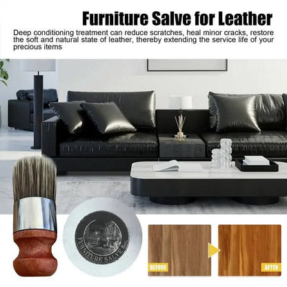 HIDEGLOW – Ledermöbel-Salbenset für dauerhaften Glanz und Weichheit (120 ml) 6