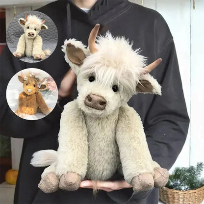 HIGHLANDCHARM – Wandbild: Hochlandkuh mit Blumen 3