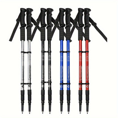 Bastones de trekking de aluminio – Apoyo ligero y amortiguado para excursionistas aventureros