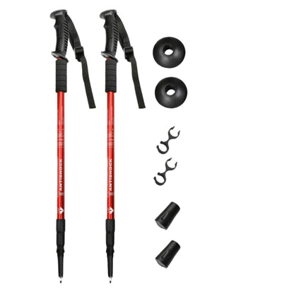 Bastones de trekking de aluminio – Apoyo ligero y amortiguado para excursionistas aventureros