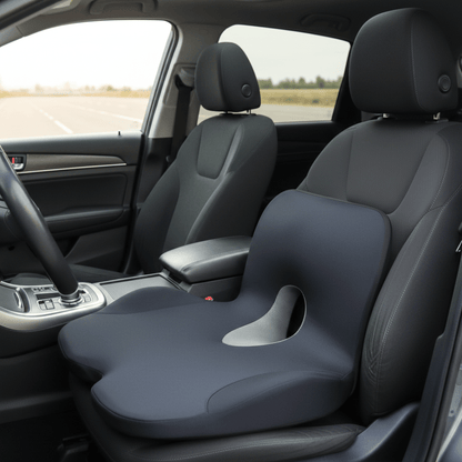 HIPSHAPE – Ergonomisches L-förmiges Memory-Schaum-Kissen zur Unterstützung von Hüfte und Taille 0