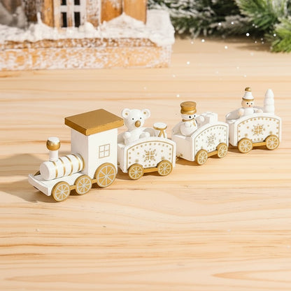 HOLITRAX – Festliche Zug-Weihnachtsdekoration aus Holz und Kunststoff 11