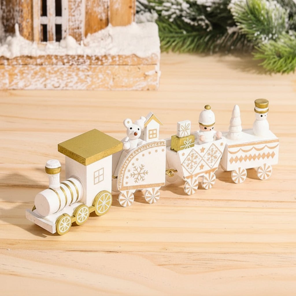 HOLITRAX – Festliche Zug-Weihnachtsdekoration aus Holz und Kunststoff 19