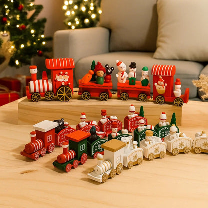 HOLITRAX – Festliche Zug-Weihnachtsdekoration aus Holz und Kunststoff 2