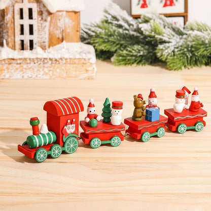 HOLITRAX – Festliche Zug-Weihnachtsdekoration aus Holz und Kunststoff 22