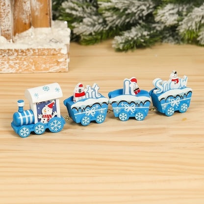 HOLITRAX – Festliche Zug-Weihnachtsdekoration aus Holz und Kunststoff 24