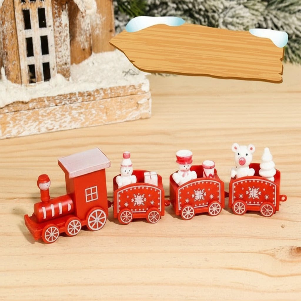 HOLITRAX – Festliche Zug-Weihnachtsdekoration aus Holz und Kunststoff 32